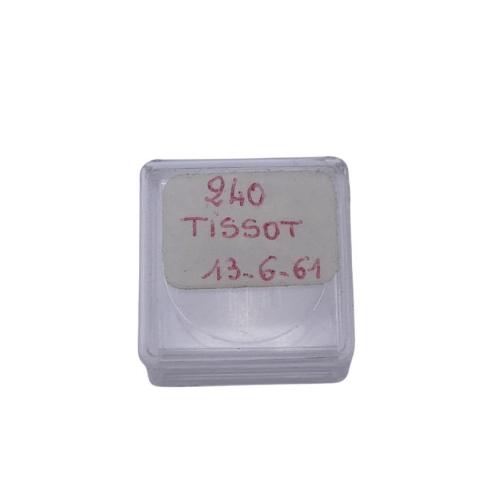 Tissot 13-6-61 - 240 Chaussée lanternée (à l'unité) - Cannon pinon with clam notch (per unit)