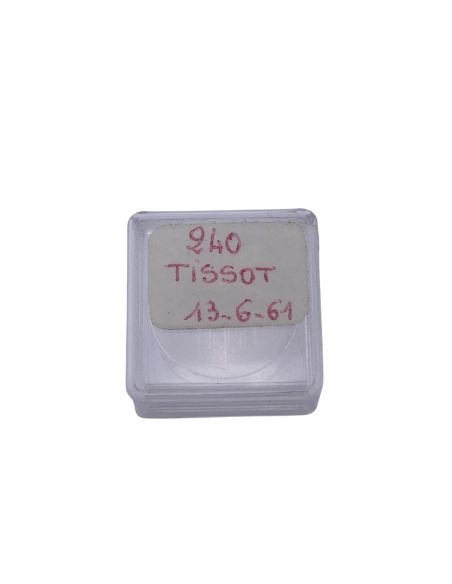 Tissot 13-6-61 - 240 Chaussée lanternée (à l'unité) - Cannon pinon with clam notch (per unit)