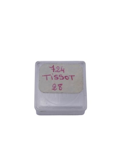 Tissot 28 - 724 Axe de balancier "incabloc" (à l'unité) - "Incabloc" balance staff pivoted (per unit)