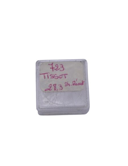 Tissot 28-3 - 723 Axe de balancier (à l'unité) - Balancer staff pivoted (per unit)