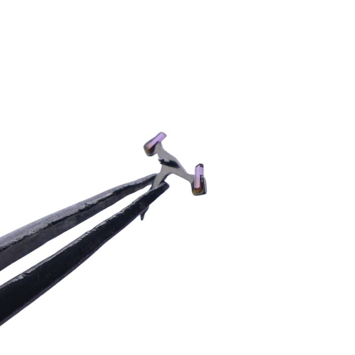 Tissot 872 - 710 Ancre montée (à l'unité) - Jewelled pallet fork and staff (per unit)