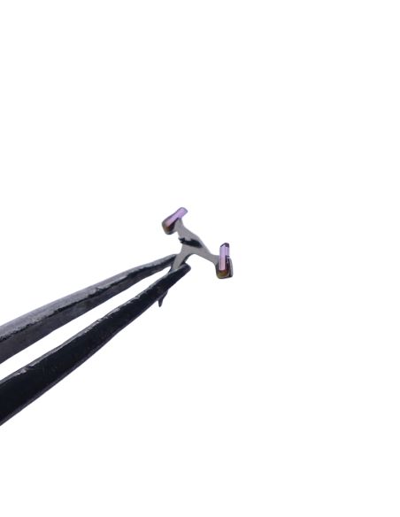 Tissot 872 - 710 Ancre montée (à l'unité) - Jewelled pallet fork and staff (per unit)
