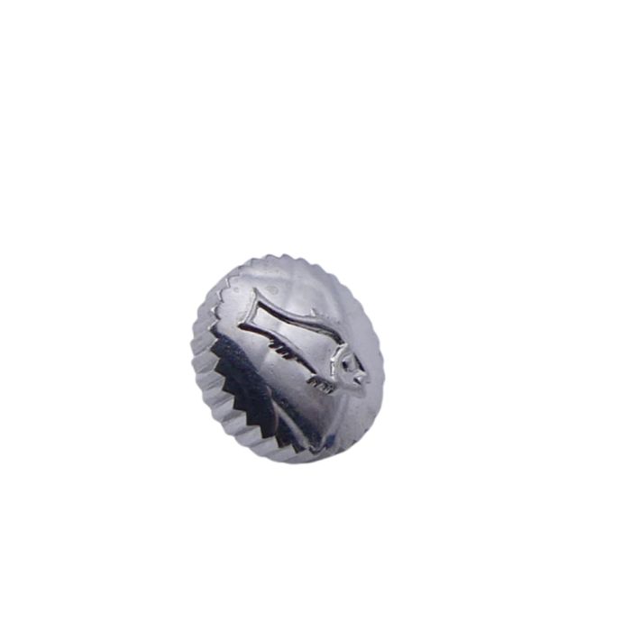 IWC vintage couronne acier - Crown - Fish logo
