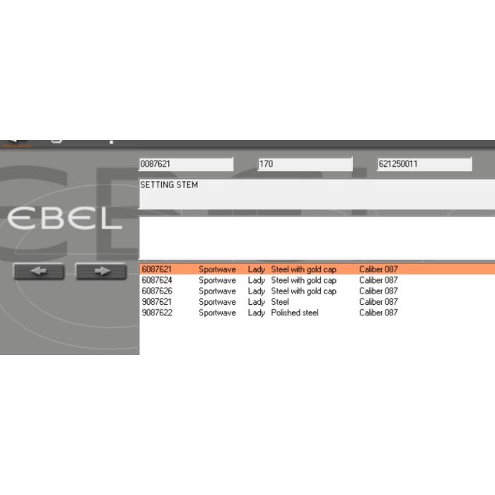Ebel 087 - 401 Tige - Stem