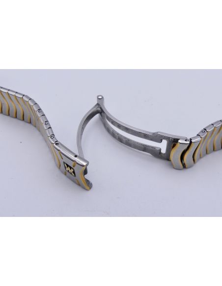 Ebel 1095 bracelet wave or/acier - steel/gold strap - 15mm
