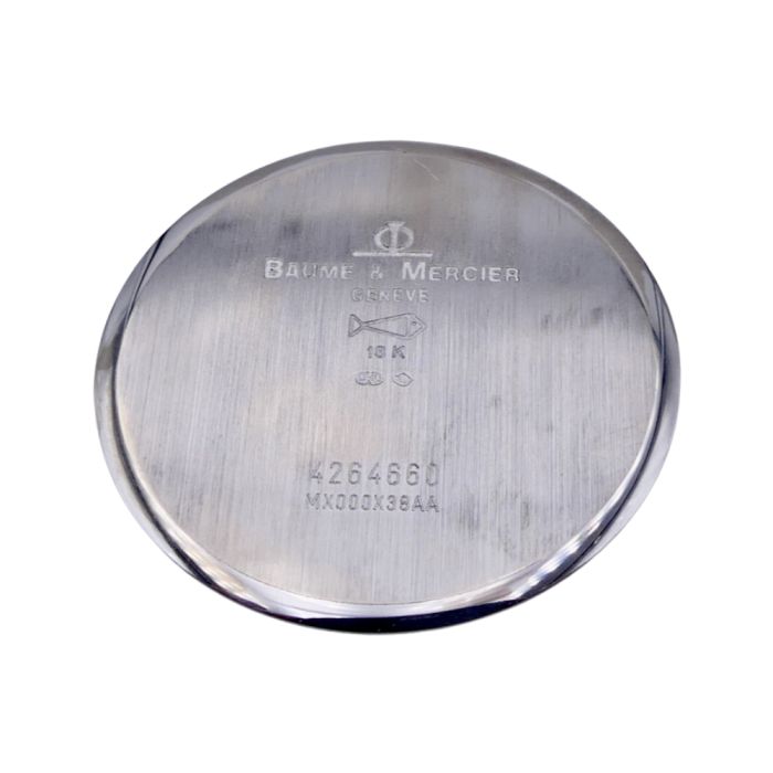 Baume & Mercier Fond de boîte OR 18k - White gold case back