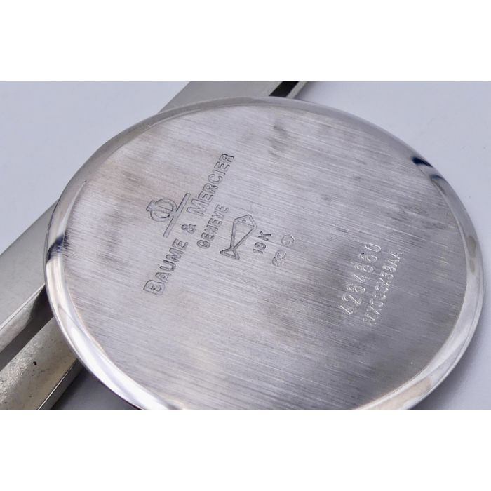 Baume & Mercier Fond de boîte OR 18k - White gold case back