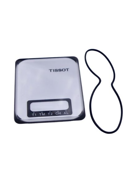 Tissot Two timer Verre - Glass - D374-667