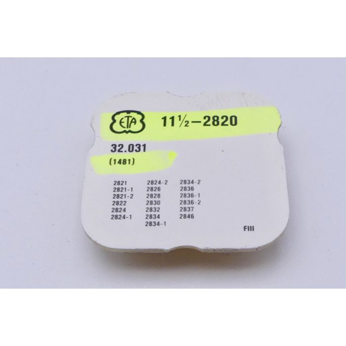 copy ofETA 2820 - 180 Barillet - Barrel