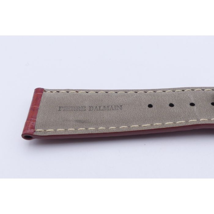 Balmain bracelet cuir avec boucle - Leather strap - 22mm