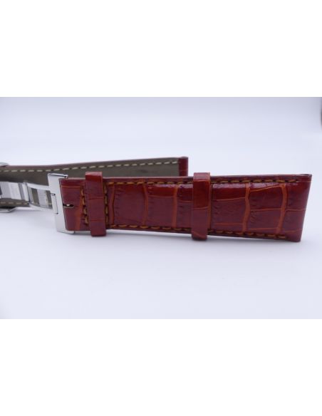 Balmain bracelet cuir avec boucle - Leather strap - 22mm