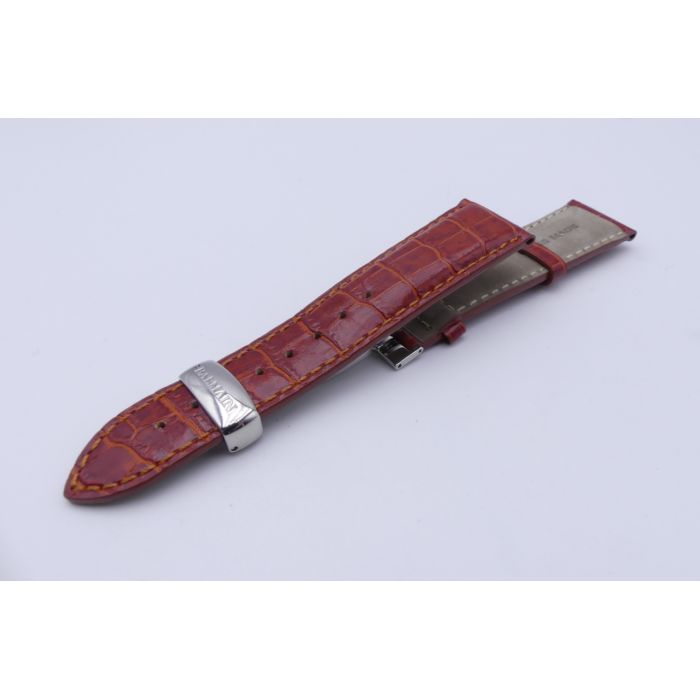 Balmain bracelet cuir avec boucle - Leather strap - 22mm