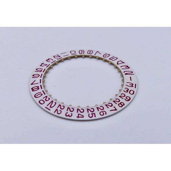 Enicar 1145 - 2557/1 Disque de date - Date indicator - Rouge