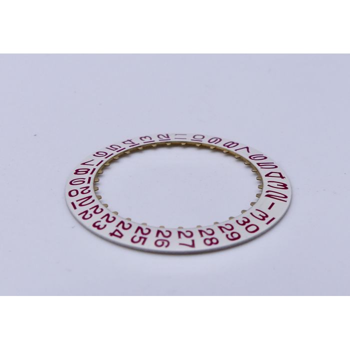 Enicar 1145 - 2557/1 Disque de date - Date indicator - Rouge