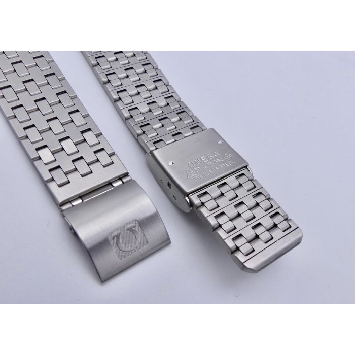 Omega ST1335.332 Bracelet acier - Steel vintage strap