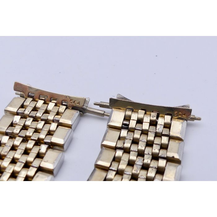 Omega 1037 / 564 Bracelet grain de riz - Golden Bead of rice strap