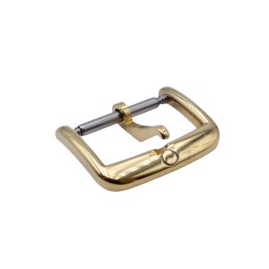 Omega boucle dorée - Golden buckle - 16mm