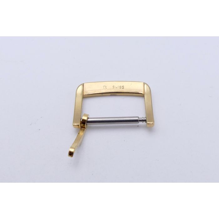 Omega boucle dorée - Golden buckle - 16mm