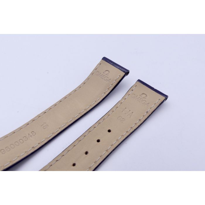 Omega bracelet Alligator violet - Speedmaster lady strap - 9800.03.48