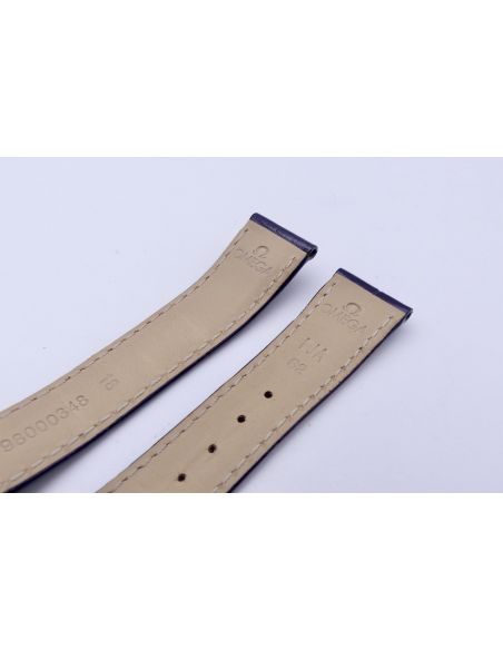 Omega bracelet Alligator violet - Speedmaster lady strap - 9800.03.48