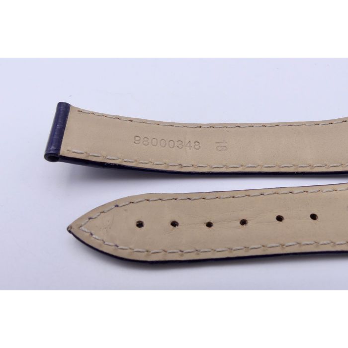 Omega bracelet Alligator violet - Speedmaster lady strap - 9800.03.48