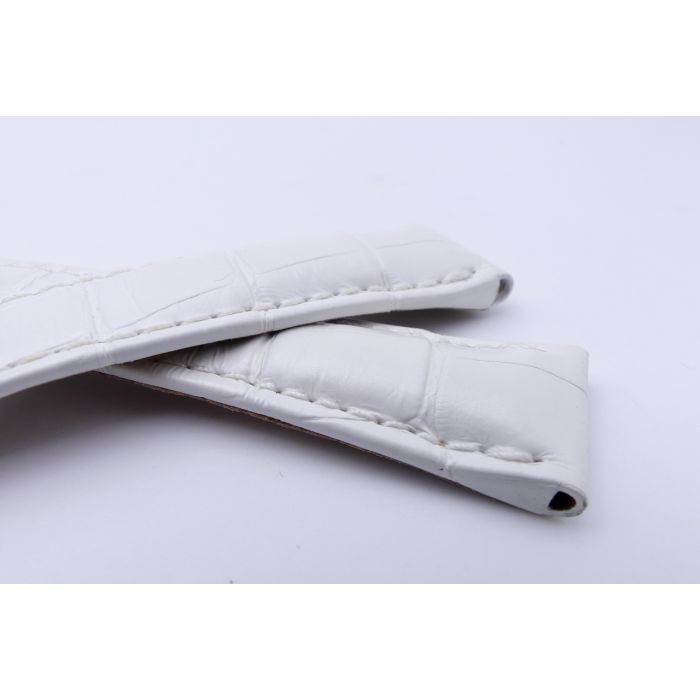 copy ofOmega bracelet Alligator blanc nacré - De Ville chronograph lady strap - 9800.02.02