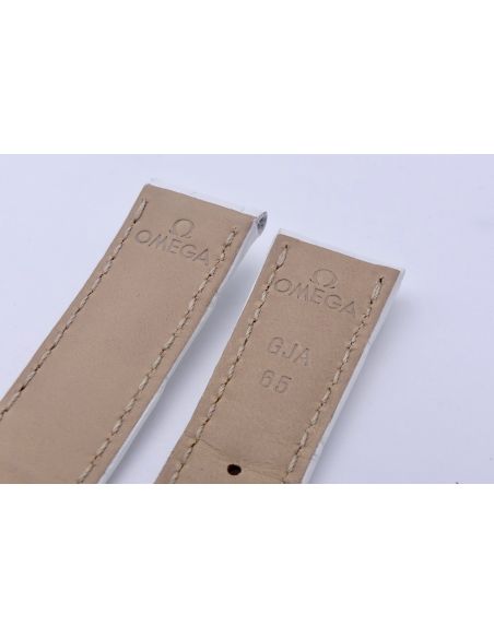 copy ofOmega bracelet Alligator blanc nacré - De Ville chronograph lady strap - 9800.02.02