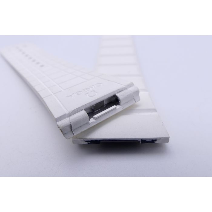 copy ofOmega bracelet Alligator blanc - Seamaster lady strap - 9800.03.17