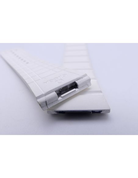 copy ofOmega bracelet Alligator blanc - Seamaster lady strap - 9800.03.17