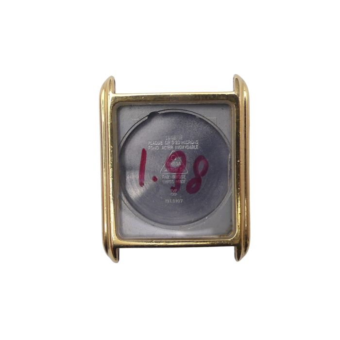 Omega 1910107 - boîtier complet acier doré - complete golden steel case