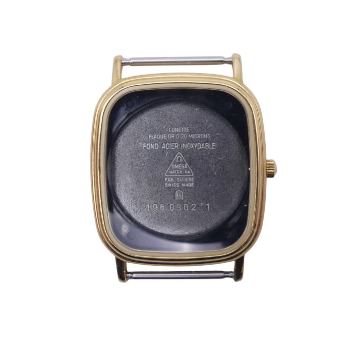 Omega 1960302 - boîtier complet acier doré - complete golden steel case