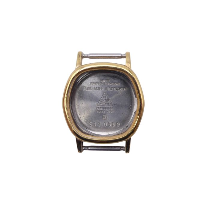 Omega 5110559 - boîtier complet acier doré - complete golden steel case