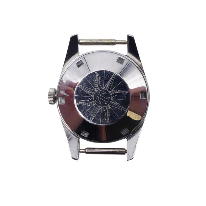 Omega 38502-2 - boîtier complet acier - complete steel case