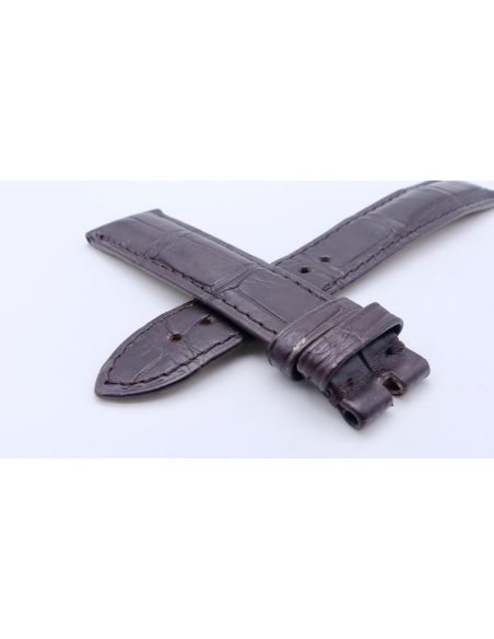 Omega bracelet Alligator - Brown strap - 9800.02.82