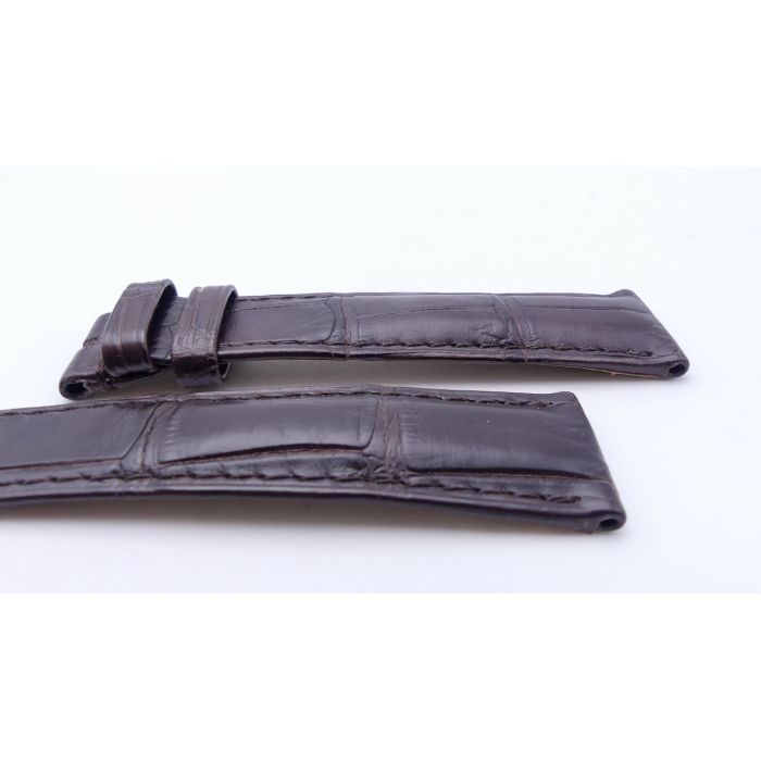 Omega bracelet Alligator - Brown strap - 9800.02.82