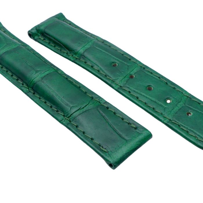 Omega bracelet Alligator - Green strap - 9800.02.04