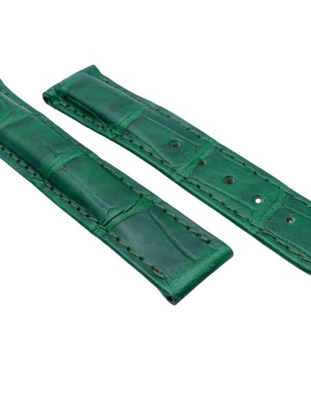 Omega bracelet Alligator - Green strap - 9800.02.04