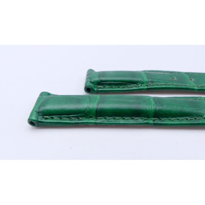 Omega bracelet Alligator - Green strap - 9800.02.04