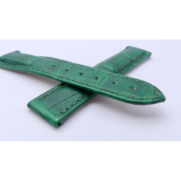 Omega bracelet Alligator - Green strap - 9800.02.04