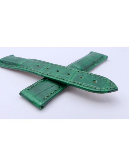 Omega bracelet Alligator - Green strap - 9800.02.04