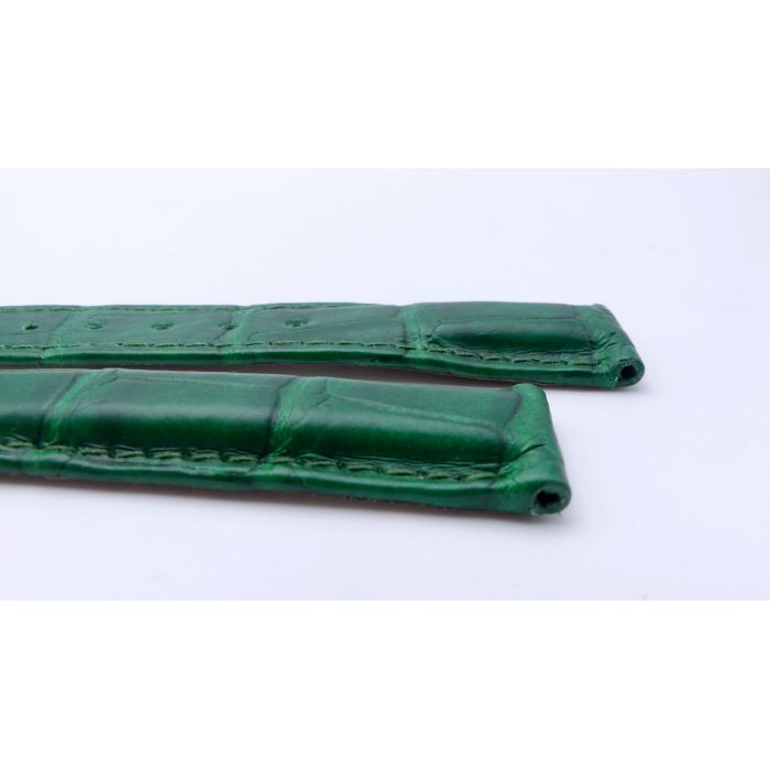 Omega bracelet Alligator - Green strap - 9800.02.04
