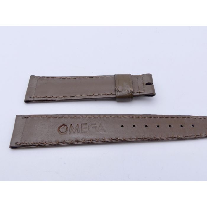 Omega bracelet cuir ancien 19/16 - Leather strap