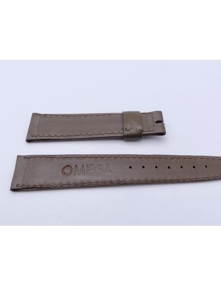 Omega bracelet cuir ancien 19/16 - Leather strap