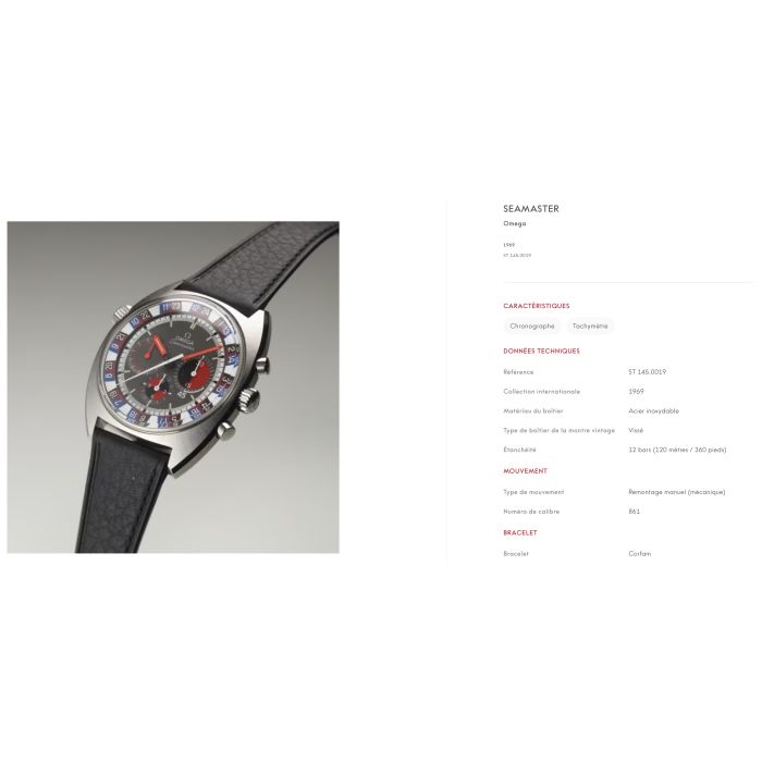 Omega Seamaster 145.0019 Réhaut roulette - Inner bezel