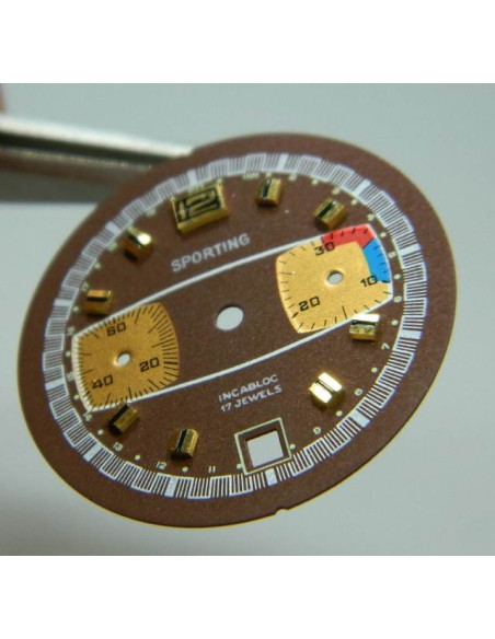 cadran Sporting - Valjoux 7734