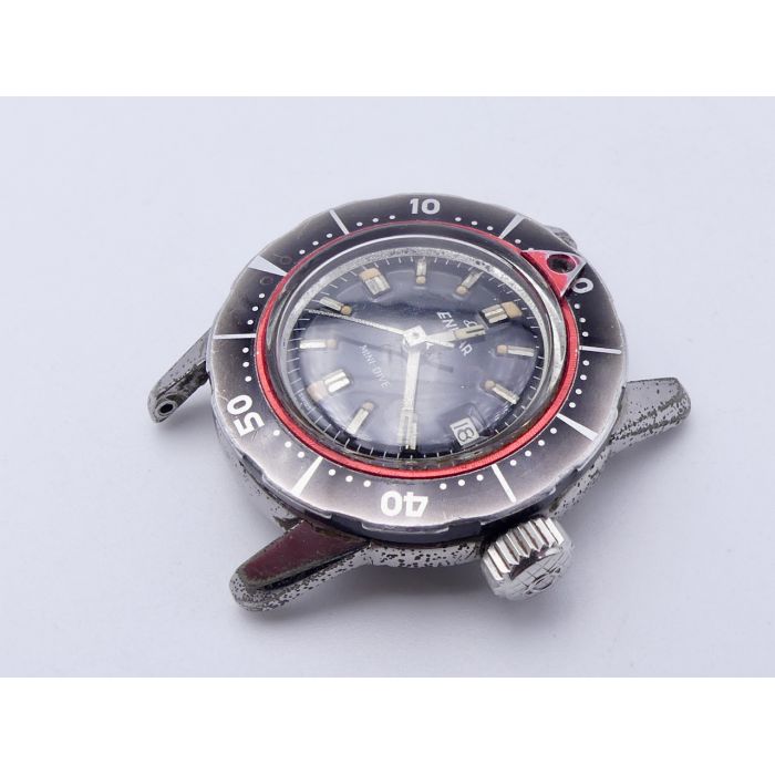 Enicar Mini-Dive montre + boîtier - Watch & Case
