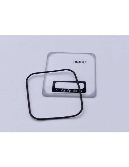 Tissot Two timer Verre - Glass - D374-660