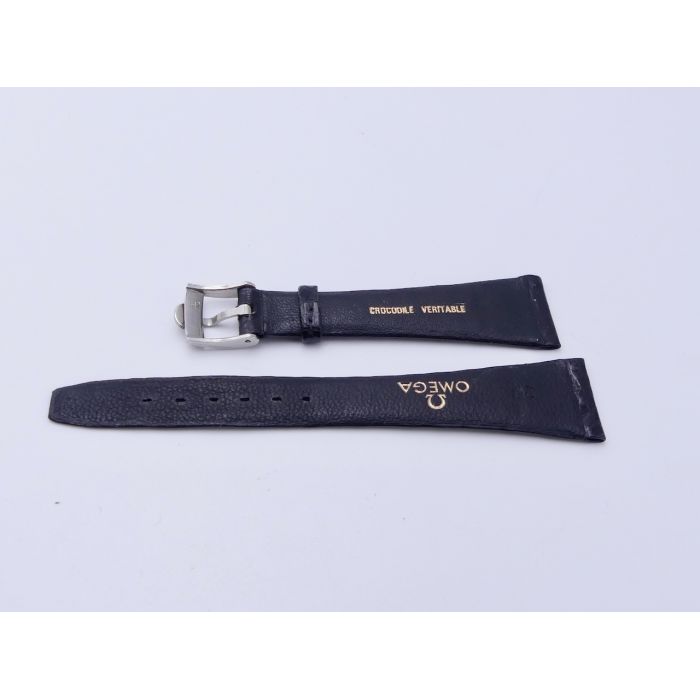 Omega croco bracelet& boucle 20/12 - Strap & buckle