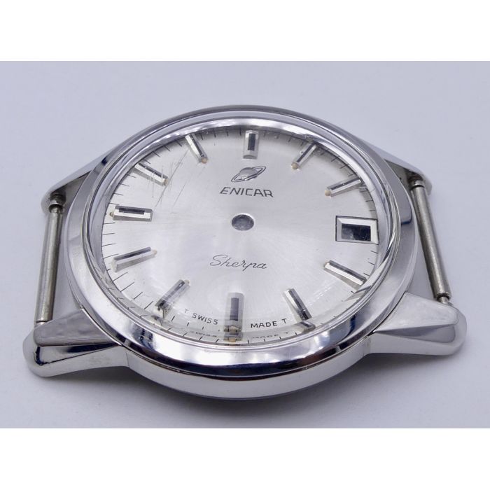 Enicar Sherpa dateBoîtier + Cadran - Case & Dial - 144.33.01