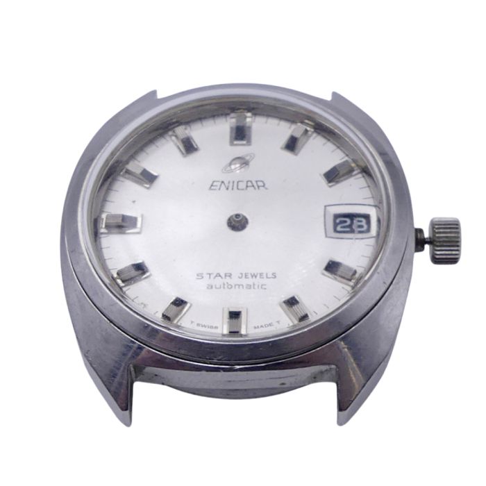 Enicar 167.07.101 boîtier, cadran, Mouvement - Case, dial, movement